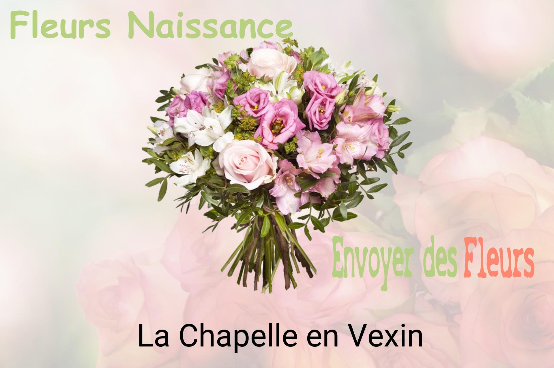 Bouquet de fleurs de naissance livré à La Chapelle-en-Vexin